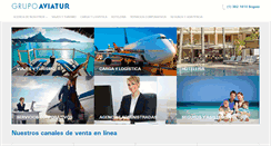 Desktop Screenshot of grupoaviatur.com